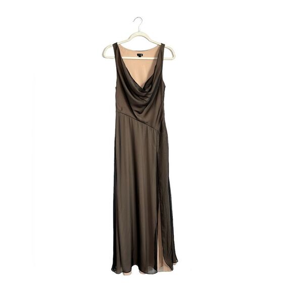 NBD x Revolve Galla gown in  Black and Nude - Picture 8 of 9